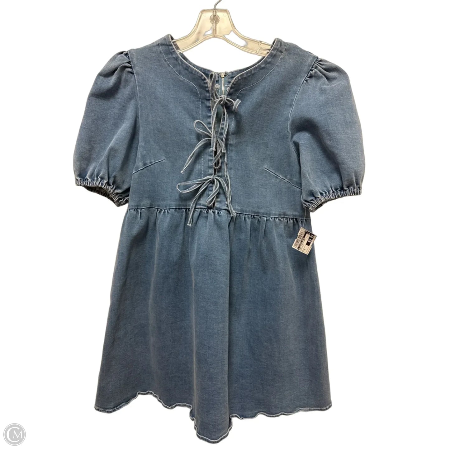 Dress Casual Short By Clothes Mentor In Blue Denim, Size: M
