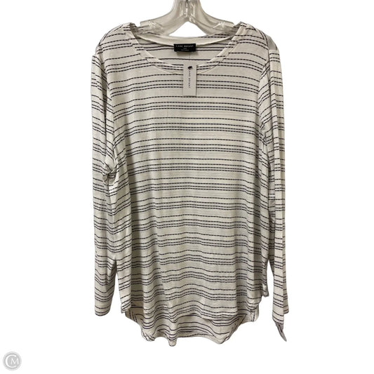 Top Long Sleeve By Lane Bryant In Black & White, Size: L