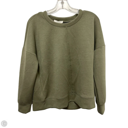 Sweatshirt Crewneck By Cable And Gauge In Green, Size: S