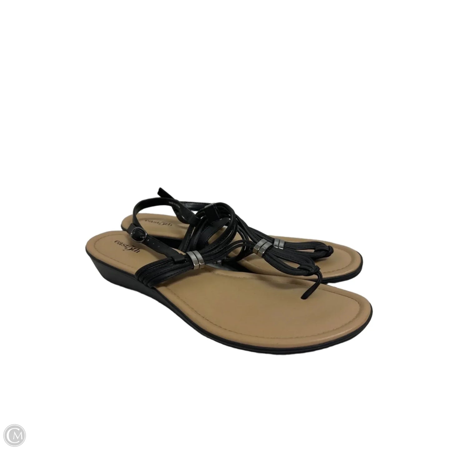 Sandals Flats By East 5th In Black, Size: 10
