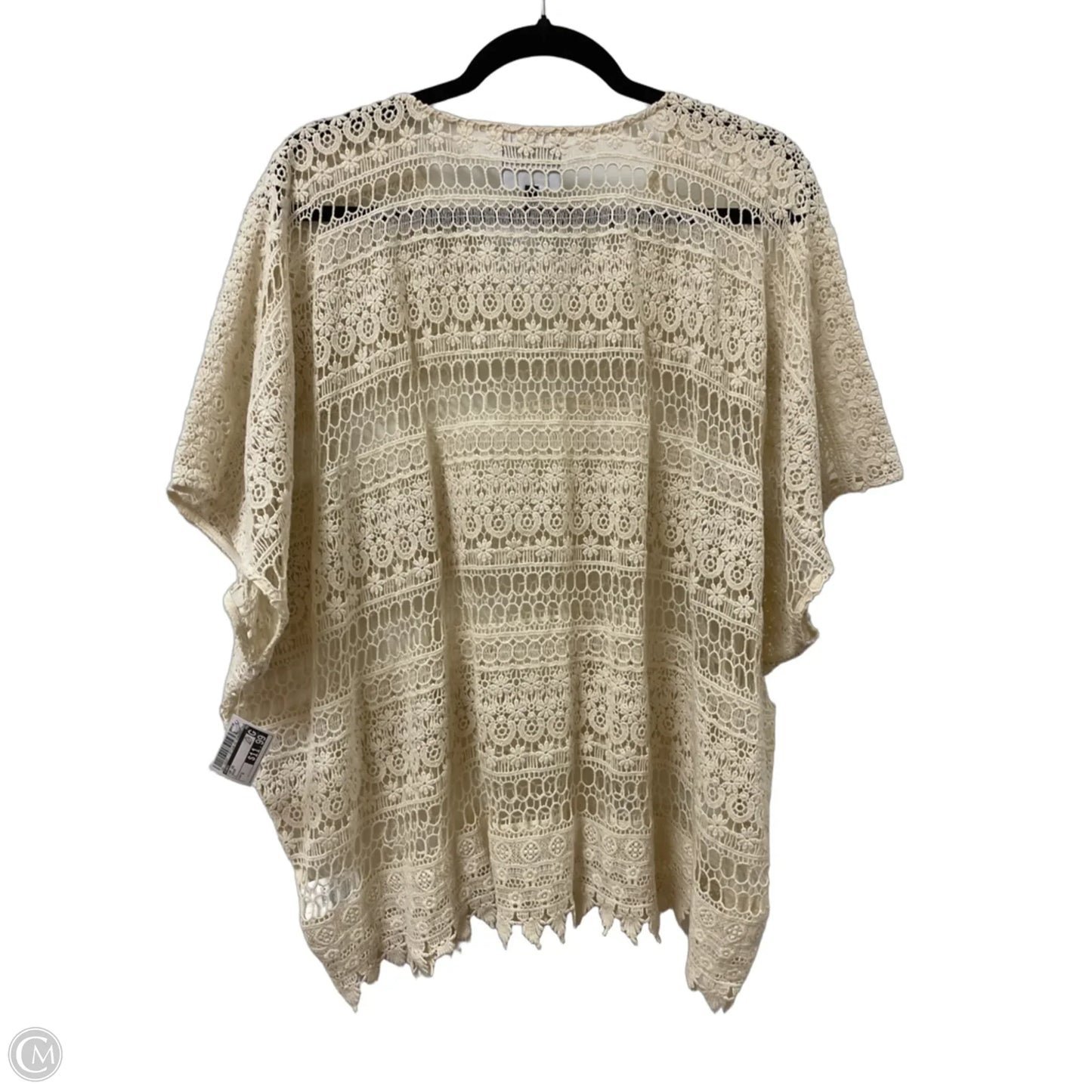 Top Short Sleeve By Cabi In Cream, Size: S