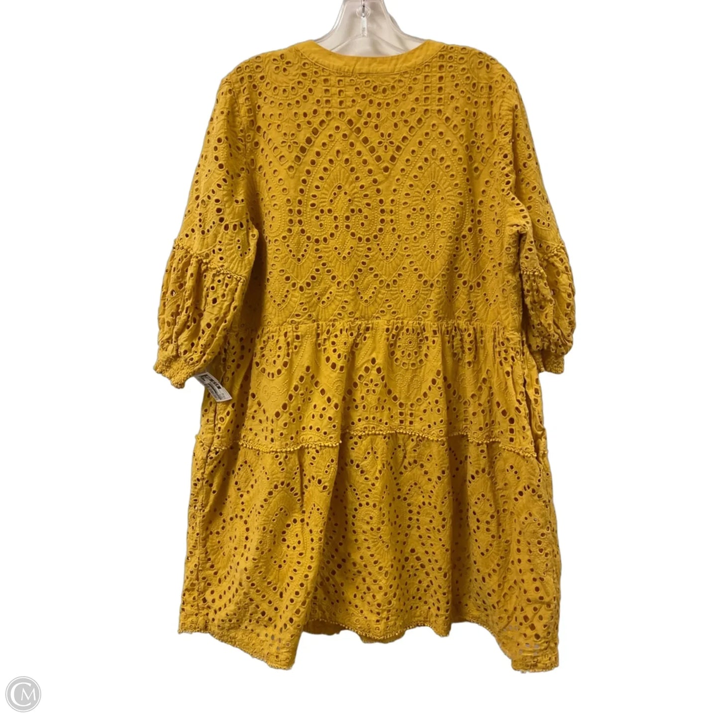 Dress Casual Short By Chicos In Yellow, Size: 1x