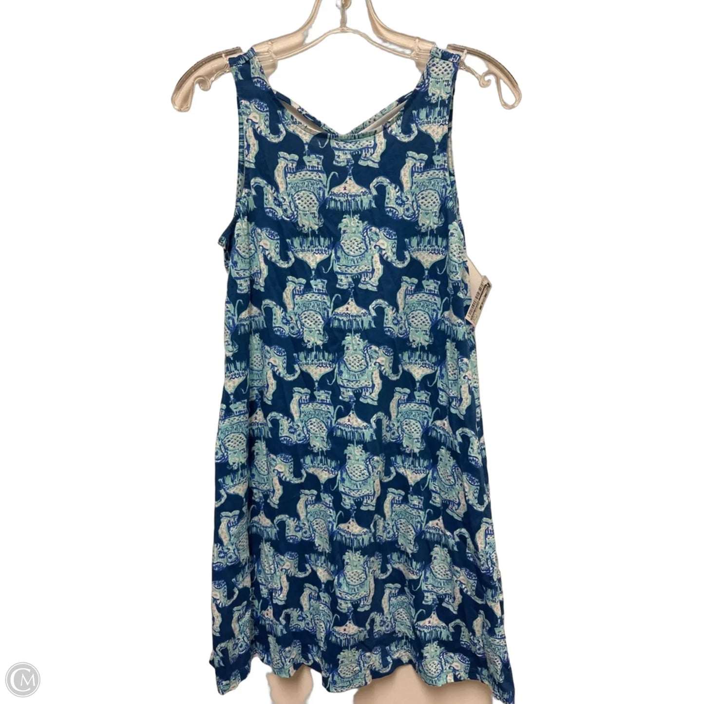 Dress Designer By Lilly Pulitzer In Blue & White, Size: Xs
