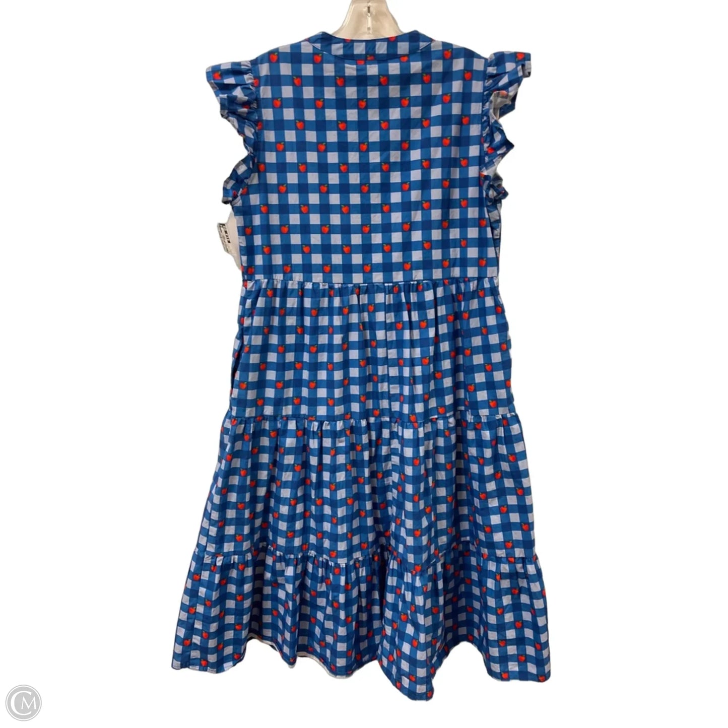 Dress Casual Maxi By Clothes Mentor In Blue & Red, Size: L