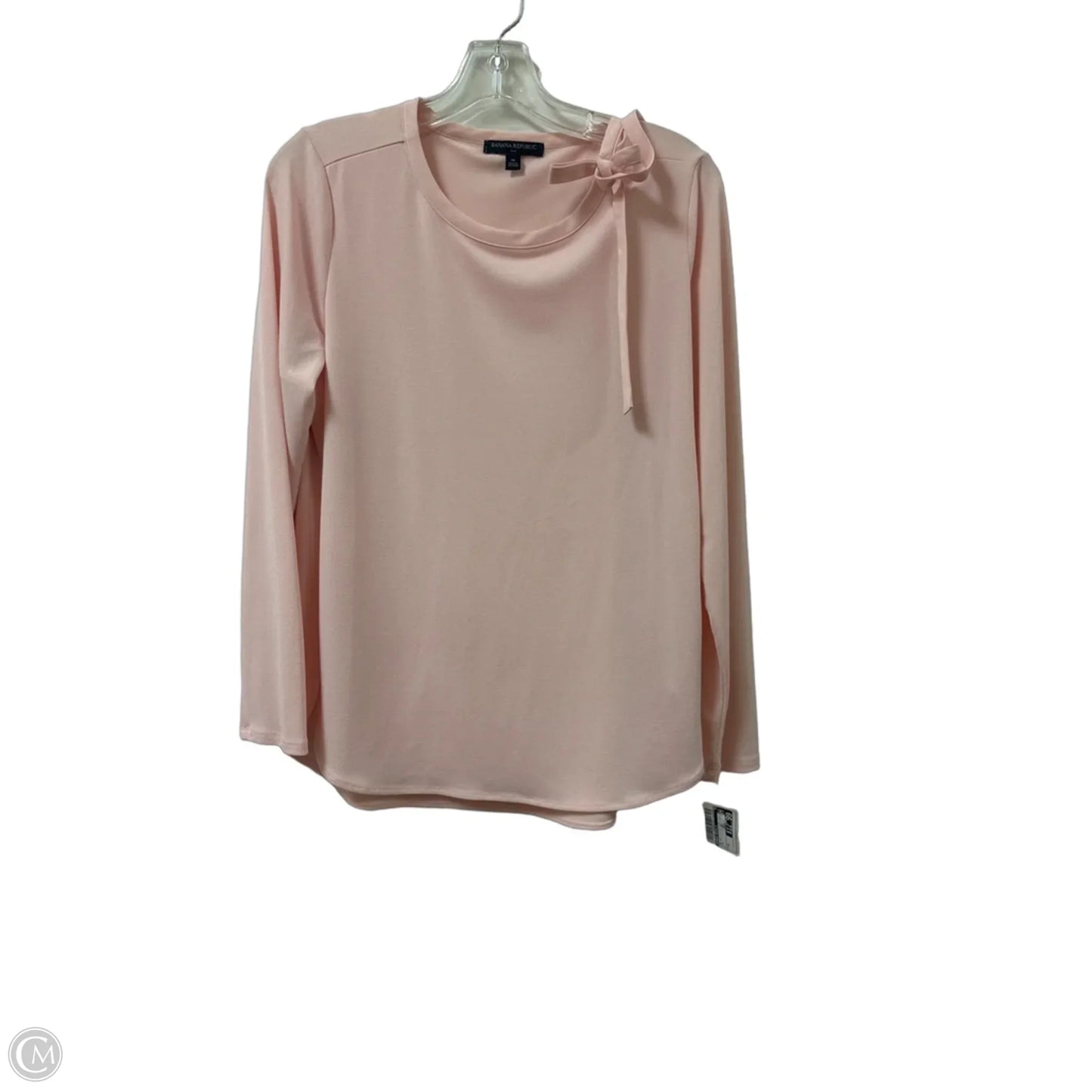Top Long Sleeve By Banana Republic In Pink, Size: M