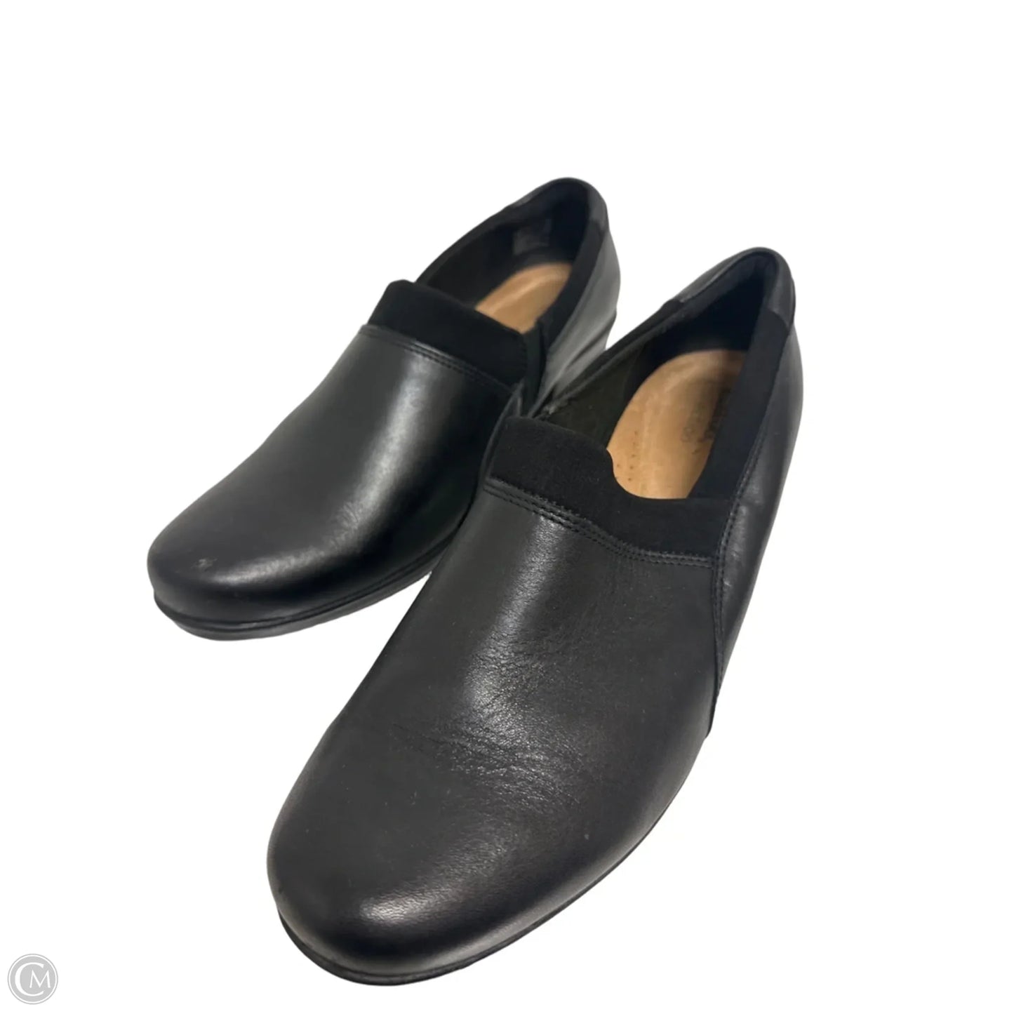 Shoes Heels Block By Clarks In Black, Size: 11