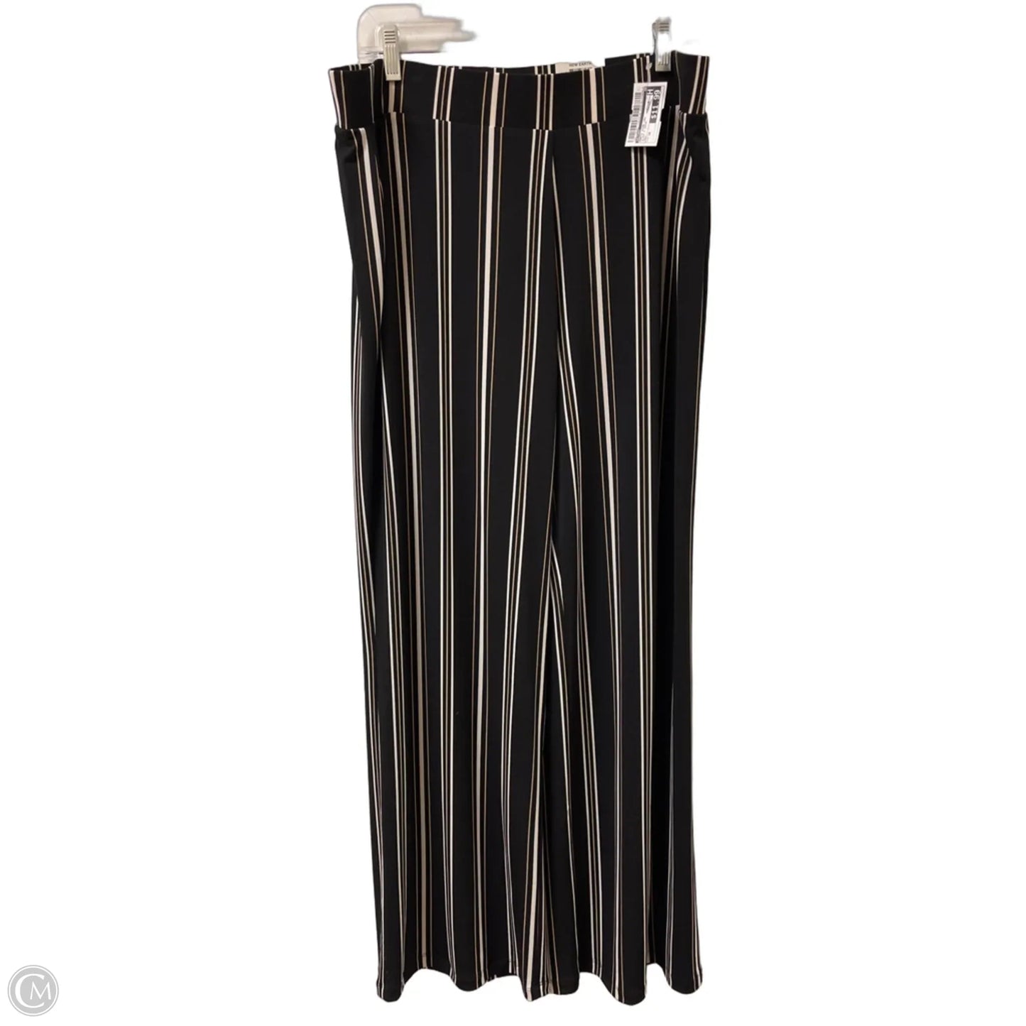 Pants Wide Leg By Alfani In Black & Cream, Size: 16