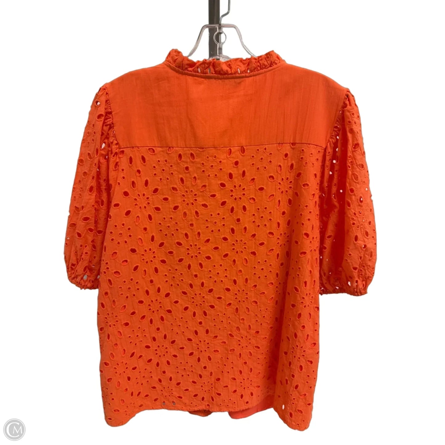 Top Short Sleeve By Prettygarden In Orange, Size: L
