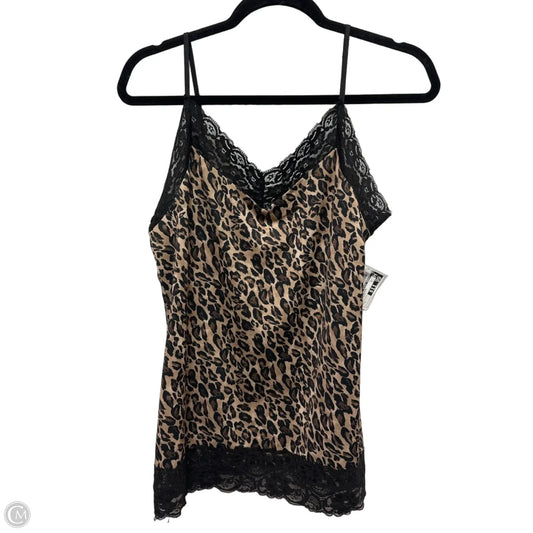 Top Sleeveless By White House Black Market In Animal Print, Size: L