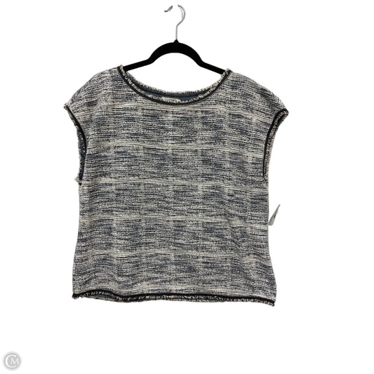 Top Sleeveless By Max Studio In Black & White, Size: Xl