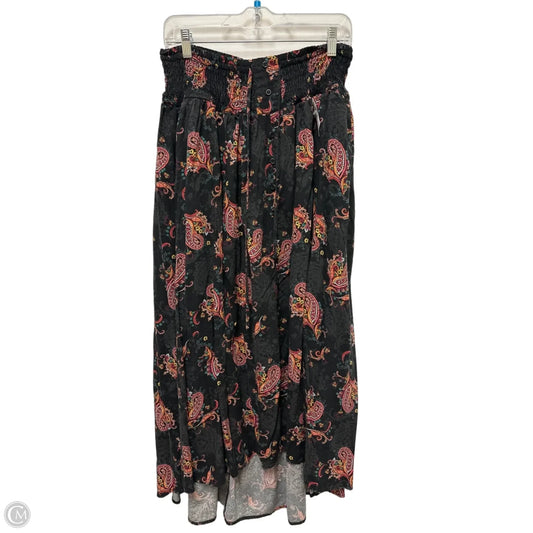 Skirt Maxi By Torrid In Black & Pink, Size: 18