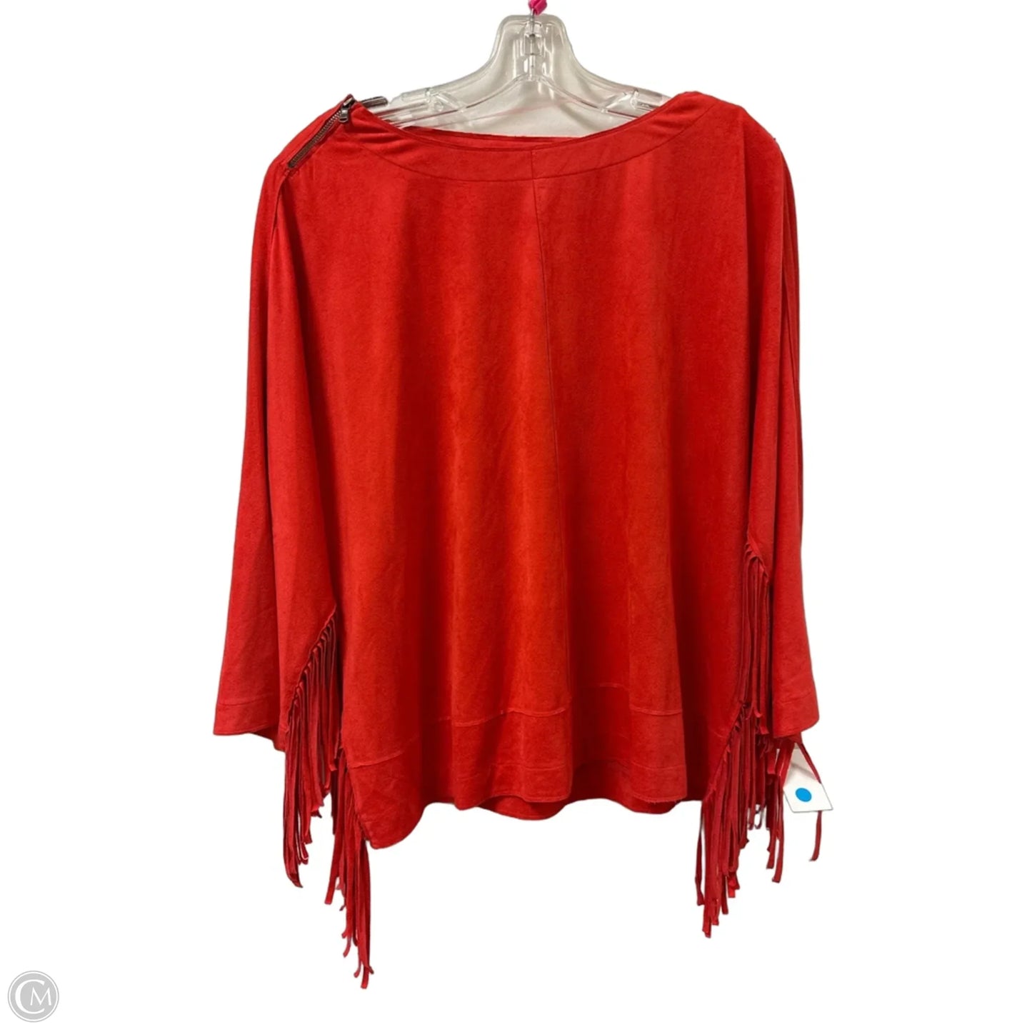 Top Long Sleeve By Chicos In Orange, Size: L