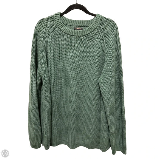 Sweater By Quince In Green, Size: 2x