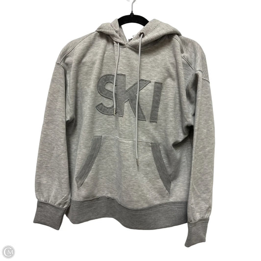 Sweatshirt Hoodie By White Birch In Grey, Size: S