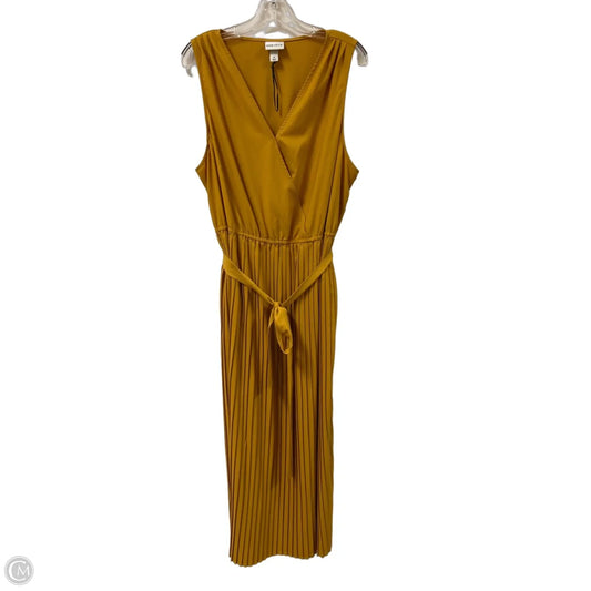 Dress Casual Maxi By Ava & Viv In Yellow, Size: 1x