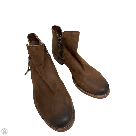 Boots Ankle Flats By Gianni Bini In Brown, Size: 7.5