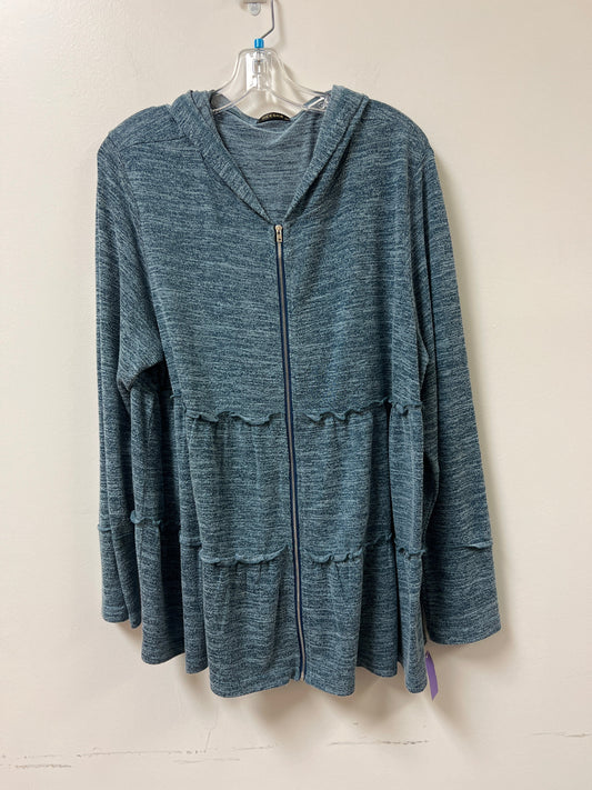 Jacket Other By Clothes Mentor In Blue, Size: 2x