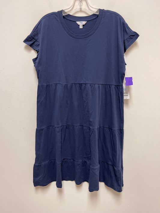 Blue Dress Casual Short Time And Tru, Size S