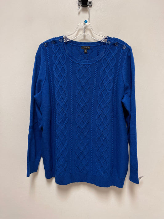 Sweater By Talbots In Blue, Size: 2x