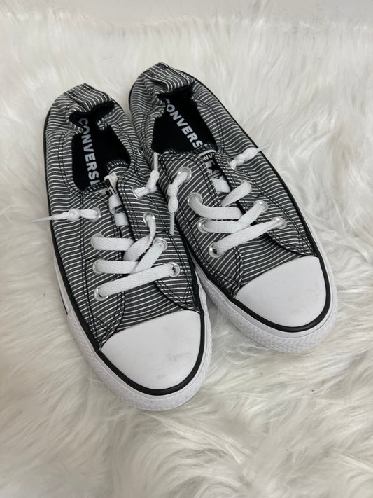 Grey & White Shoes Sneakers Converse, Size 7