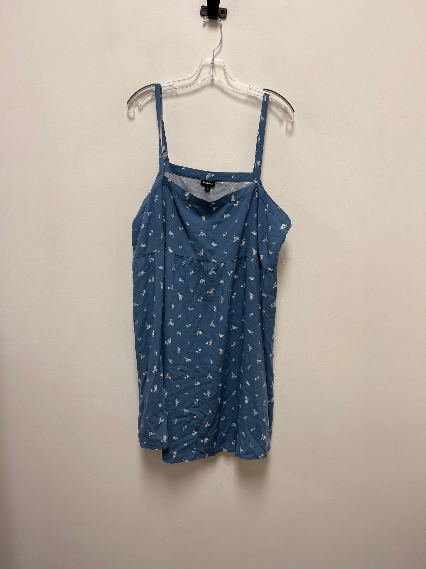 Dress Casual Short By Torrid In Blue, Size: 2x