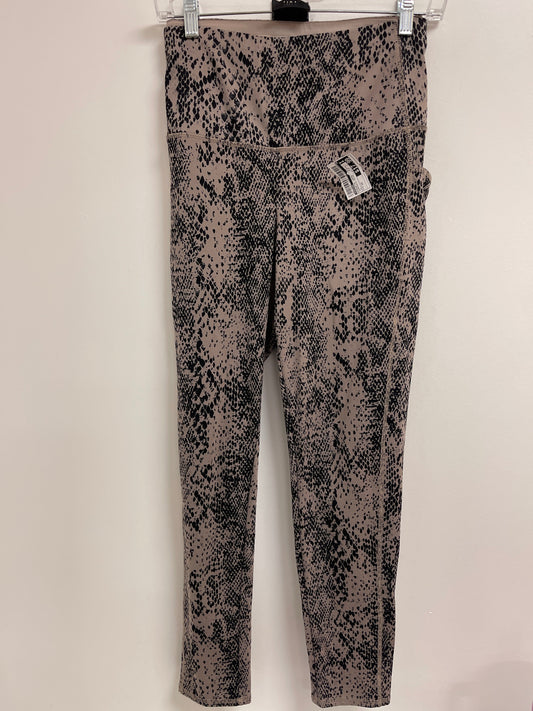 Athletic Leggings By Chicos In Snakeskin Print, Size: 12