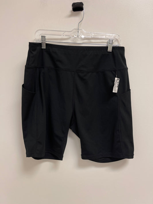 Athletic Shorts By Clothes Mentor In Black, Size: 2x