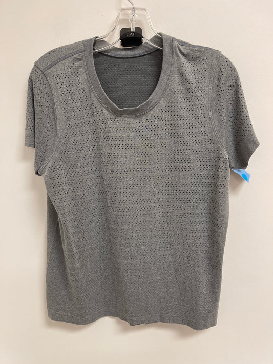 Athletic Top Short Sleeve By Clothes Mentor In Grey, Size: S