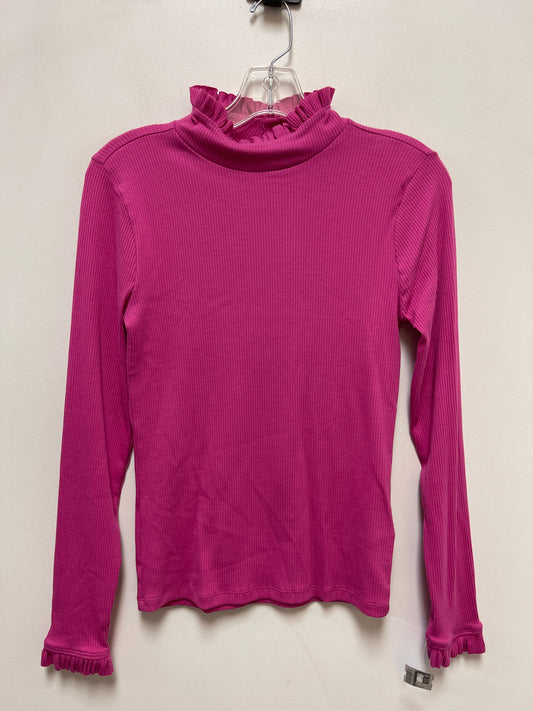 Top Long Sleeve By J. Crew In Pink, Size: S