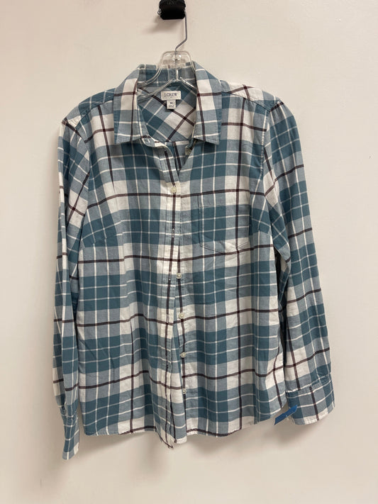 Top Long Sleeve By J. Crew In Blue, Size: M