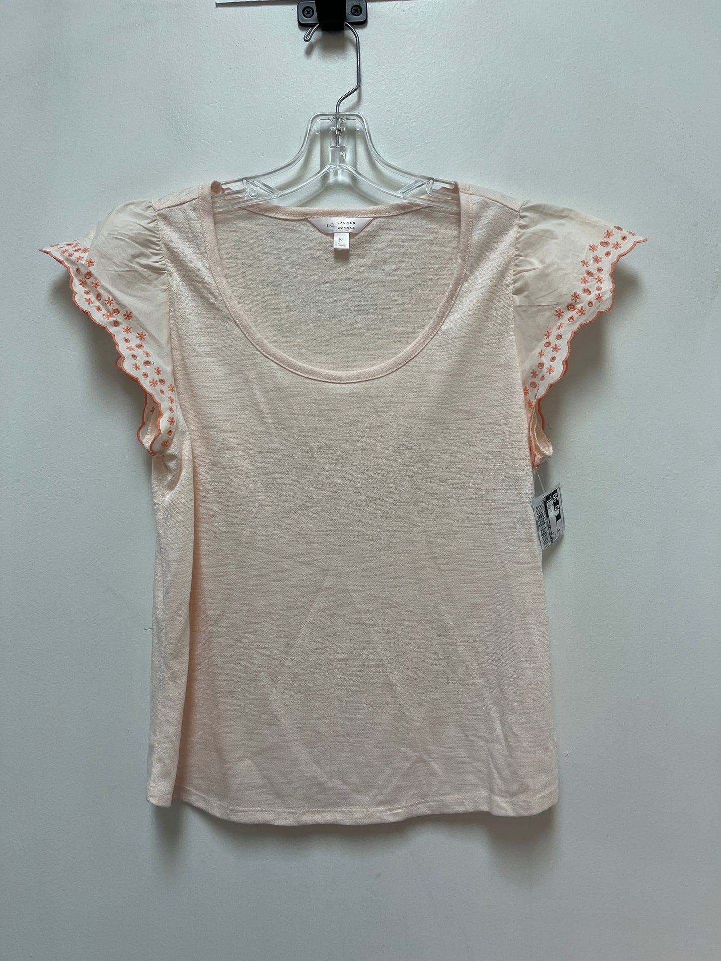 Top Short Sleeve By Lc Lauren Conrad In Pink, Size: M