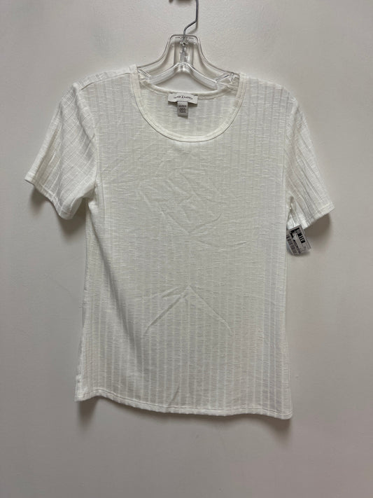 Top Short Sleeve By Vintage America In White, Size: Xs