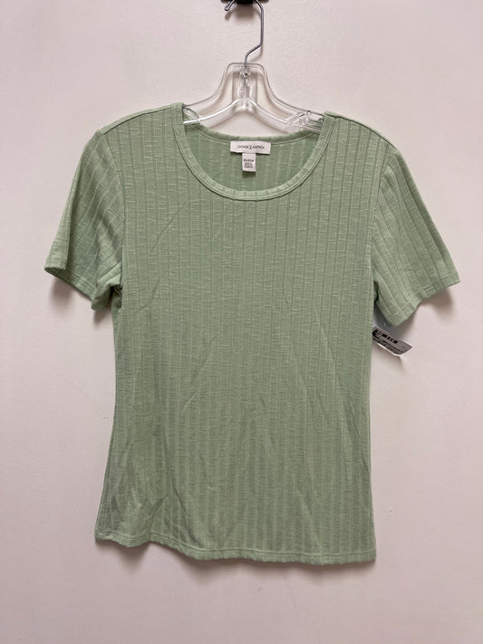 Top Short Sleeve By Vintage America In Green, Size: Xs