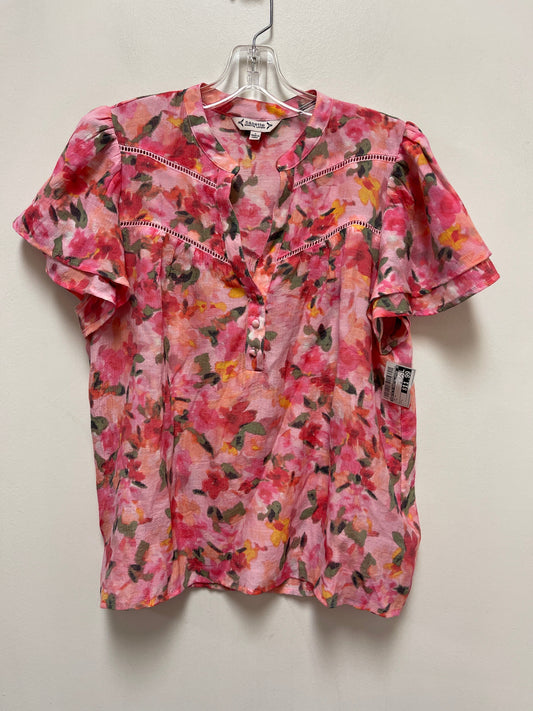 Top Short Sleeve By Nanette By Nanette Lepore In Pink, Size: L