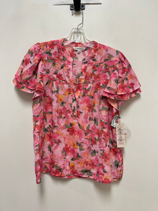 Top Short Sleeve By Nanette By Nanette Lepore In Pink, Size: M