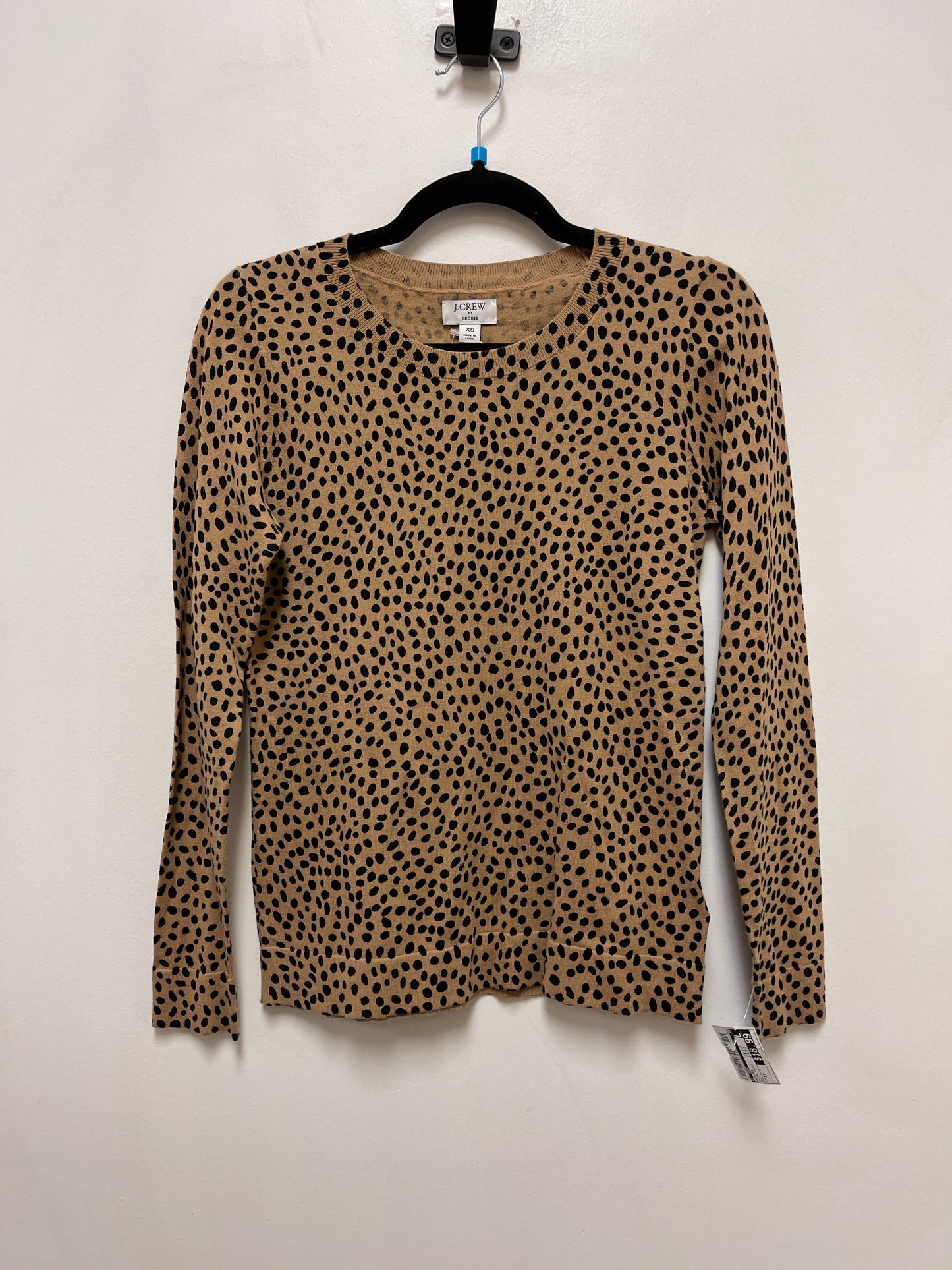 Sweater By J. Crew In Animal Print, Size: Xs