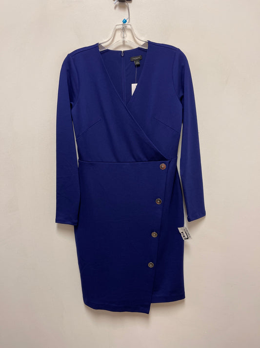 Dress Casual Midi By Ann Taylor In Purple, Size: Xs