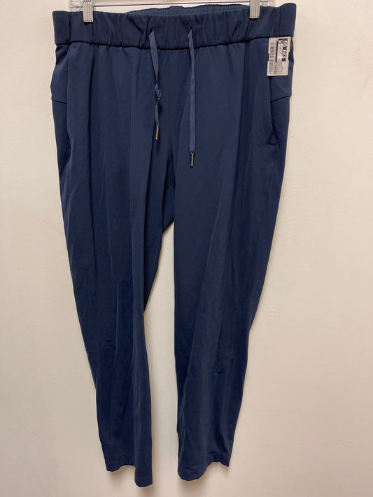 Athletic Pants By Lululemon In Navy, Size: 10