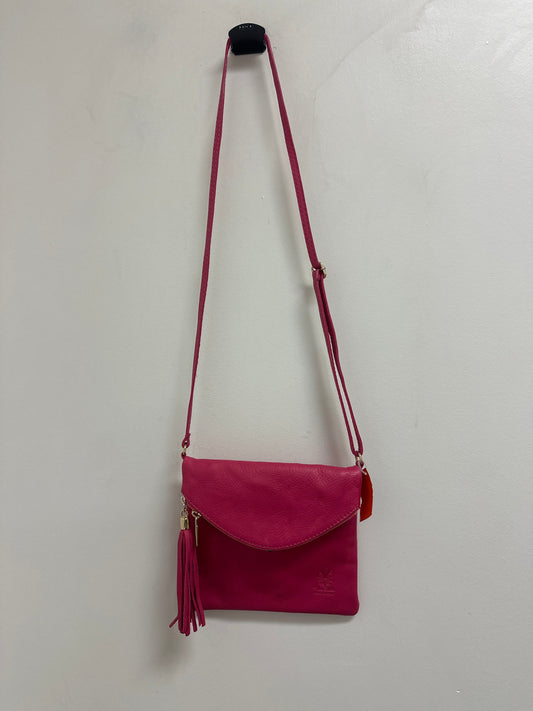 Crossbody Leather By Clothes Mentor, Size: Small