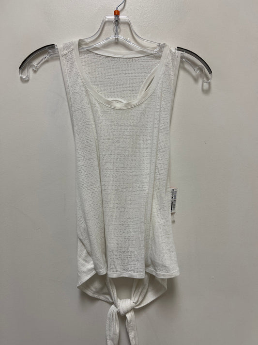 Athletic Tank Top By Lululemon In White, Size: S