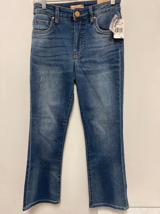 Jeans Flared By Kut In Blue Denim, Size: 0