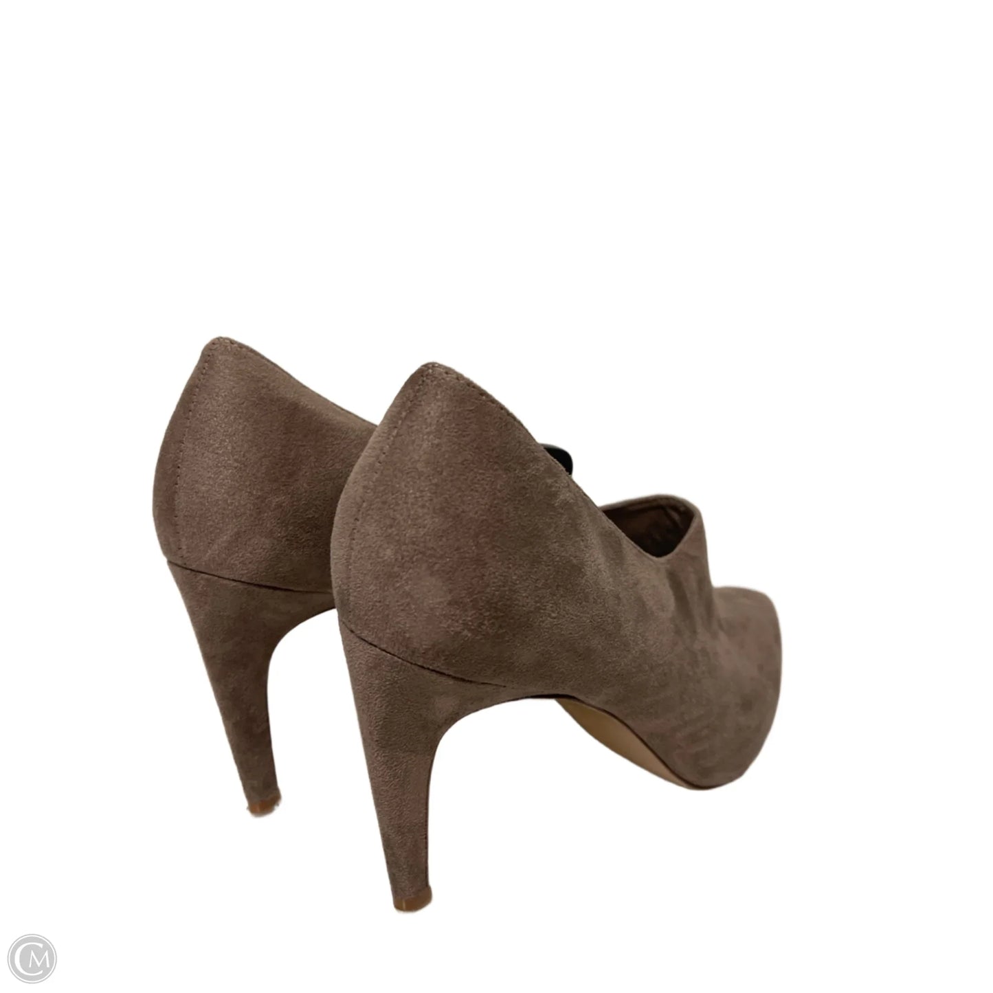 Boots Ankle Heels By Charles David In Taupe, Size: 7.5