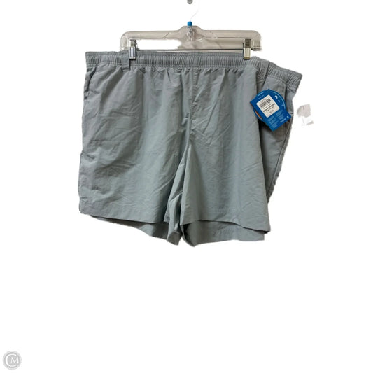 Athletic Shorts By Columbia In Grey, Size: 2x