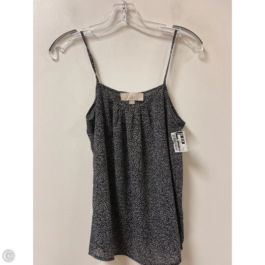 Top Sleeveless By Loft In Black & White, Size: Xs