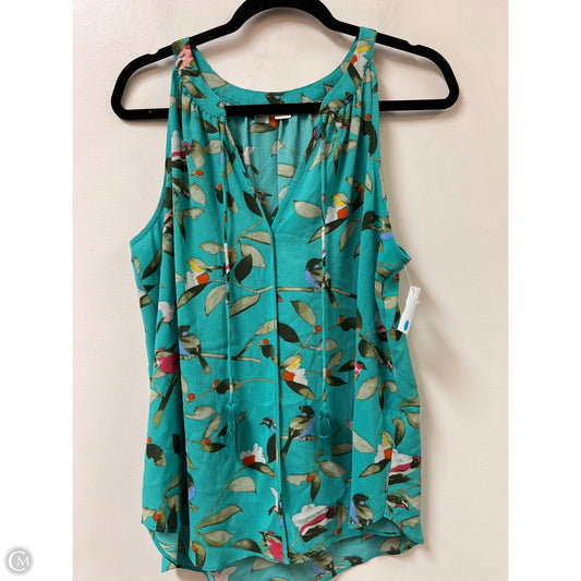 Top Sleeveless By Clothes Mentor In Blue, Size: Xl