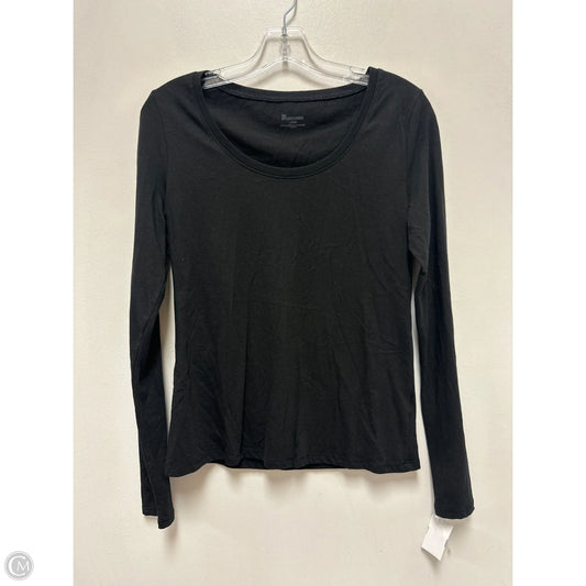 Top Long Sleeve By No Boundaries In Black, Size: L