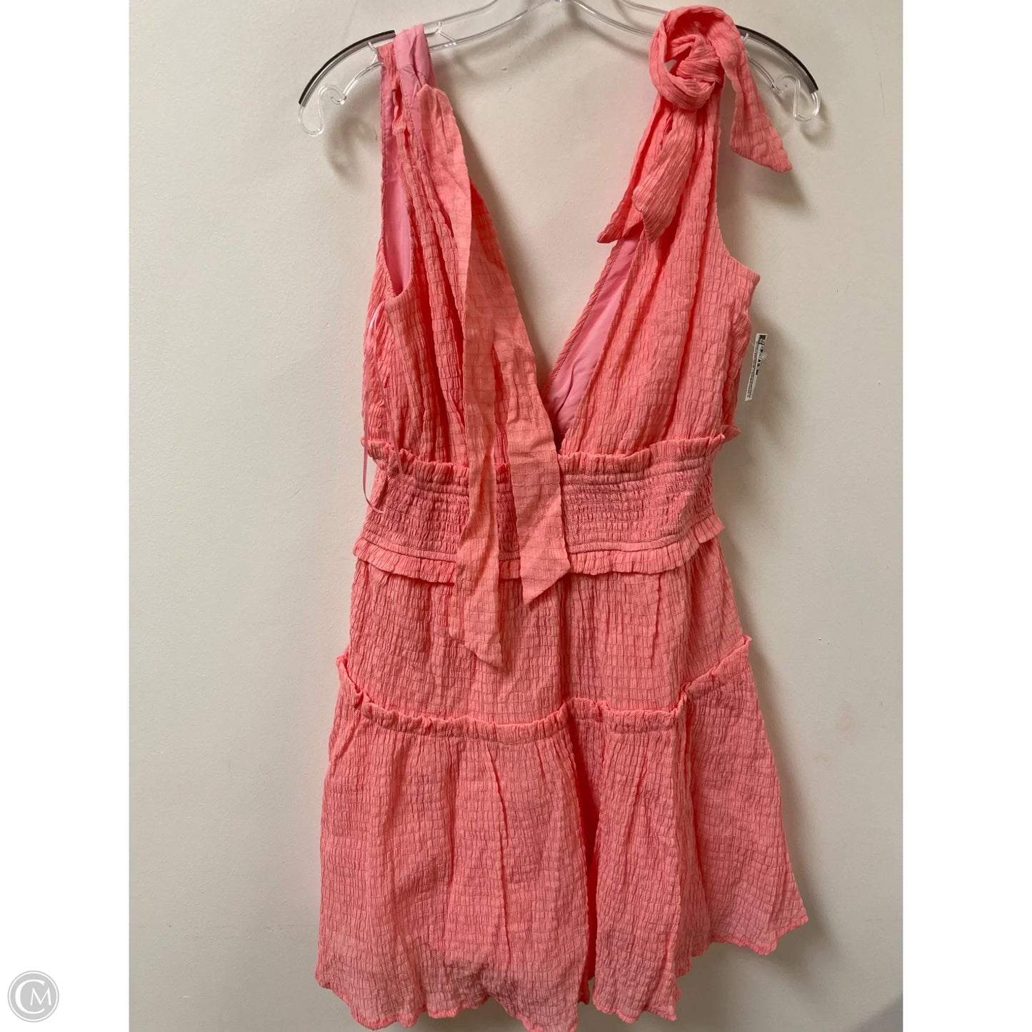 Dress Casual Short By Pink Lily In Pink, Size: L