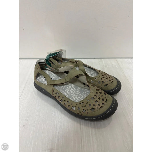 Shoes Flats By Jbu By Jambu In Green, Size: 6