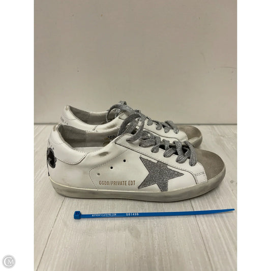 Shoes Luxury Designer By Golden Goose In White, Size: 6.5