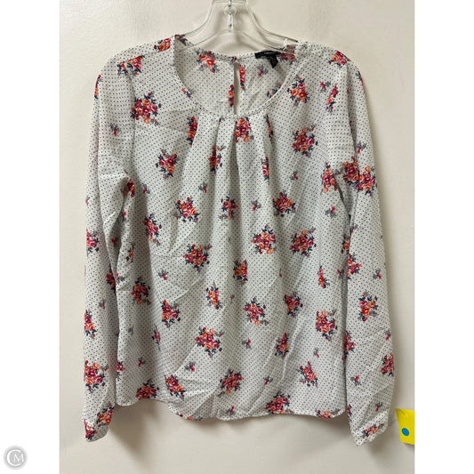 Top Long Sleeve By Forever 21 In Floral Print, Size: M